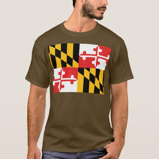 Maryland Flag T-Shirt (Vorderseite)