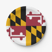 Maryland Flag Teller, Party, Sport, Maryland Pappteller (Vorderseite)