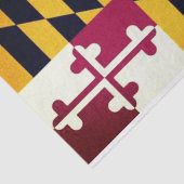 Maryland Flag Tissue Paper Seidenpapier (Ausschnitt)