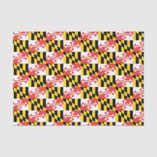 Maryland Flag Tissue Paper Seidenpapier