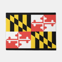 Maryland Flag Tor Mat