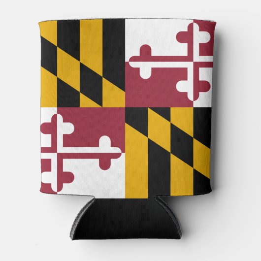 Maryland-Flagge, amerikanische Staatsflagge Dosenkühler (Vorderseite)