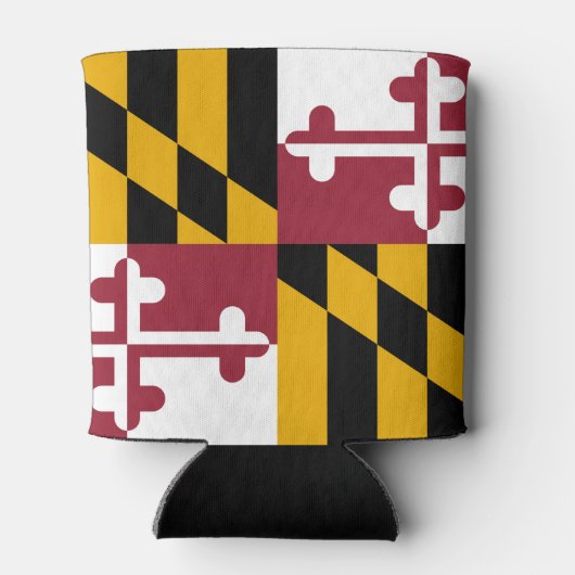 Maryland-Flagge, amerikanische Staatsflagge Dosenkühler (Rückseite)