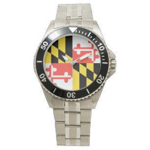 MARYLAND-FLAGGE ARMBANDUHR