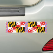 Maryland-Flagge Autoaufkleber (Auf Auto)