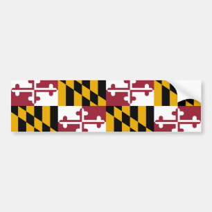 Maryland-Flagge Autoaufkleber