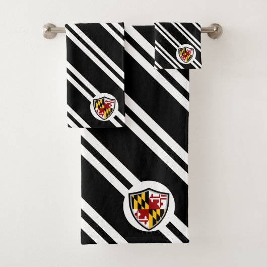 Maryland-Flagge Badhandtuch Set (Insitu)