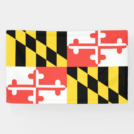 MARYLAND-Flagge - Banner (Horizontal)