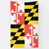 MARYLAND-Flagge - Banner (Vertikal)