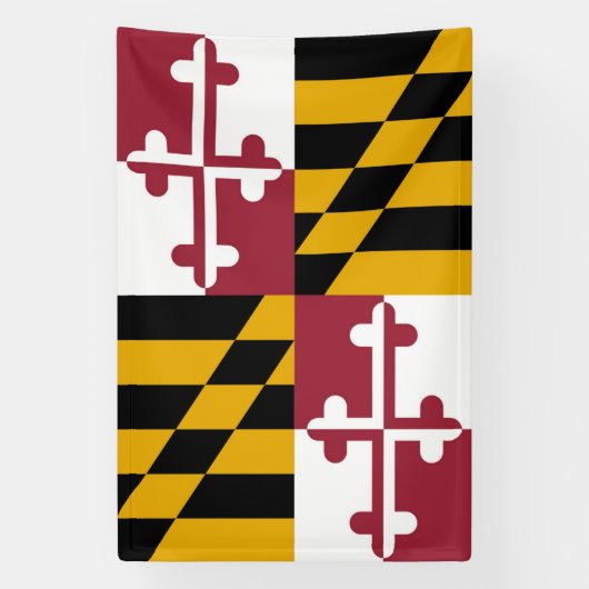 Maryland-Flagge Banner (Vertikal)