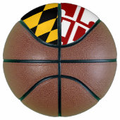 Maryland-Flagge Basketball (Rechts)