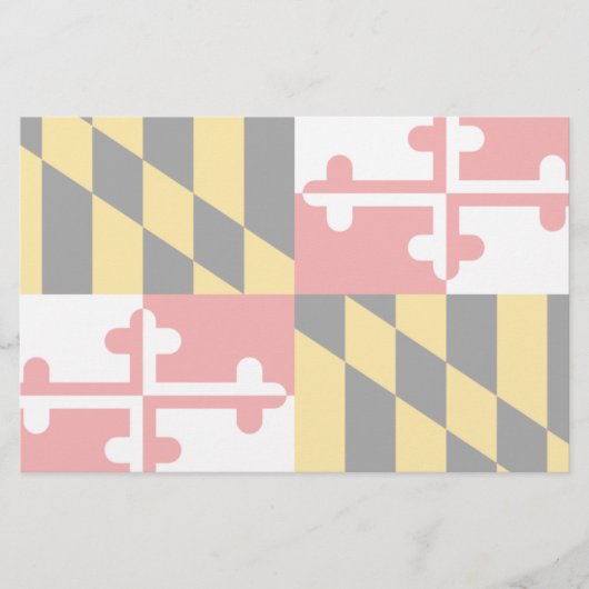 Maryland-Flagge Briefpapier (Vorderseite)
