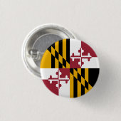 Maryland-Flagge Button (Vorne & Hinten)
