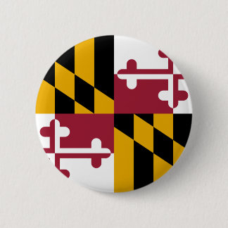 Maryland-Flagge Button