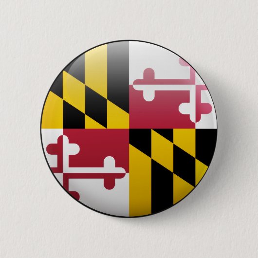 Maryland-Flagge Button (Vorderseite)