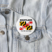 Maryland-Flagge Button (Beispiel)