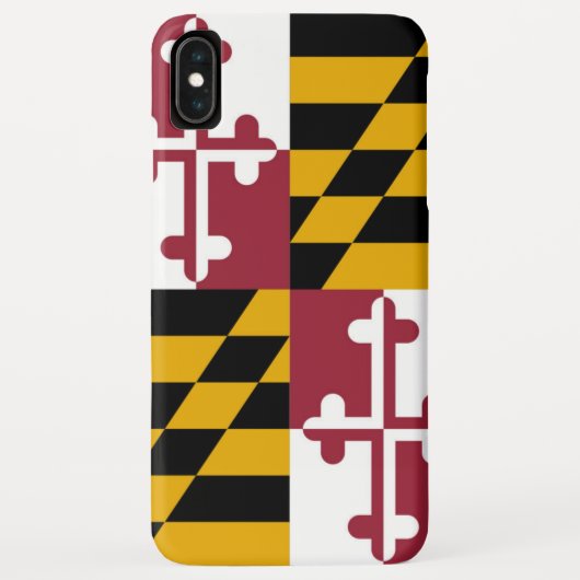 Maryland-Flagge Case-Mate iPhone Hülle (Rückseite)