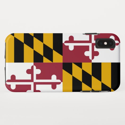 Maryland-Flagge Case-Mate iPhone Hülle (Rückseite (Horizontal))