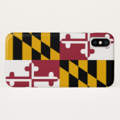 Maryland-Flagge Case-Mate iPhone Hülle (Rückseite (Horizontal))