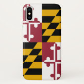 Maryland-Flagge Case-Mate iPhone Hülle (Rückseite)