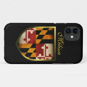 Maryland-Flagge Case-Mate iPhone Hülle (Rückseite (Horizontal))