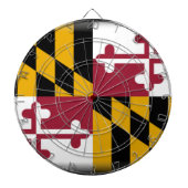 Maryland-Flagge Dartscheibe (vorne)
