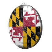 Maryland-Flagge Dartscheibe (Vorderseite rechts)