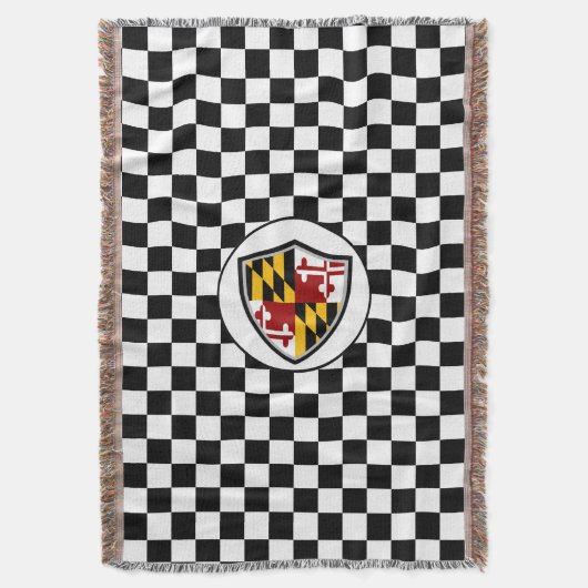 Maryland-Flagge Decke (Vorderseite Vertikal)