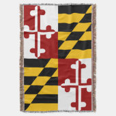 Maryland-Flagge Decke (Vorderseite Vertikal)