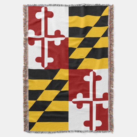Maryland-Flagge Decke (Vorderseite Vertikal)