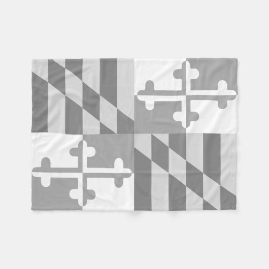 Maryland-Flagge einfarbiges blanket-*CUSTOMIZABLE* Fleecedecke (Vorderseite (Horizontal))