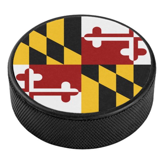 Maryland-Flagge Eishockey Puck (3/4)