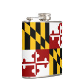 Maryland-Flagge Flachmann (Rechts)