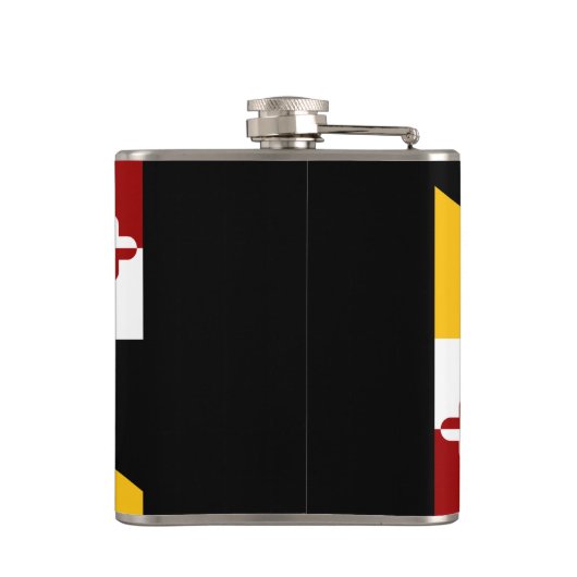 Maryland-Flagge Flachmann (Rückseite)