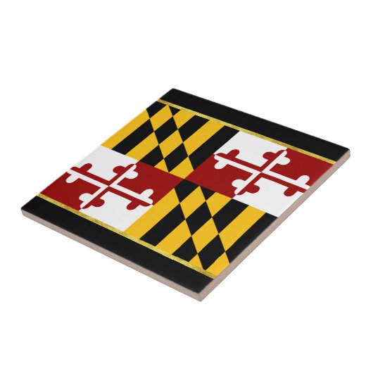 Maryland-Flagge Fliese (Seite)