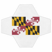 Maryland-Flagge Fußball (Flach)