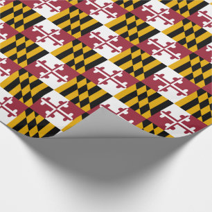 Maryland-Flagge Geschenkpapier