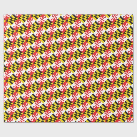 Maryland-Flagge Geschenkpapier (Flach)