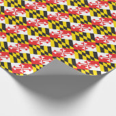 Maryland-Flagge Geschenkpapier (Ecke)