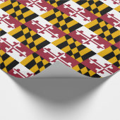 Maryland-Flagge Geschenkpapier (Ecke)