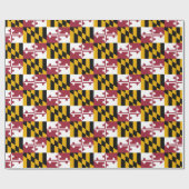 Maryland-Flagge Geschenkpapier (Flach)