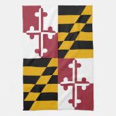 Maryland-Flagge Geschirrtuch (Vertikal)