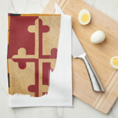 Maryland-Flagge Geschirrtuch (Viertel Falte)