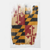 Maryland-Flagge Geschirrtuch (Vertikal)