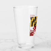 Maryland-Flagge Glas (Rechts)