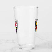 Maryland-Flagge Glas (Links)