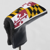 Maryland-Flagge Golf Headcover (3/4 Vorderseite)