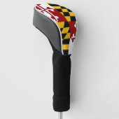 Maryland-Flagge Golf Headcover (angewinkelt)