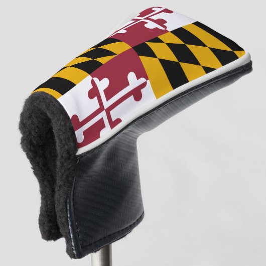 Maryland-Flagge Golf Headcover (3/4 Vorderseite)