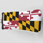 Maryland-Flagge Golf Headcover (Vorderseite)